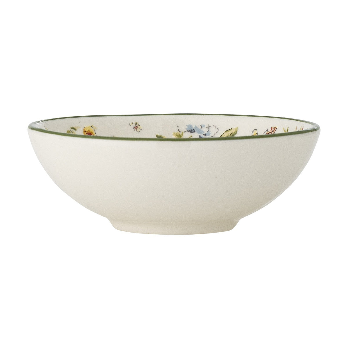 Bloomie Floral Stoneware Bowls 12cm Set of 4 - Cream
