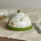 Bloomie Floral Stoneware Butter Dish - Multi