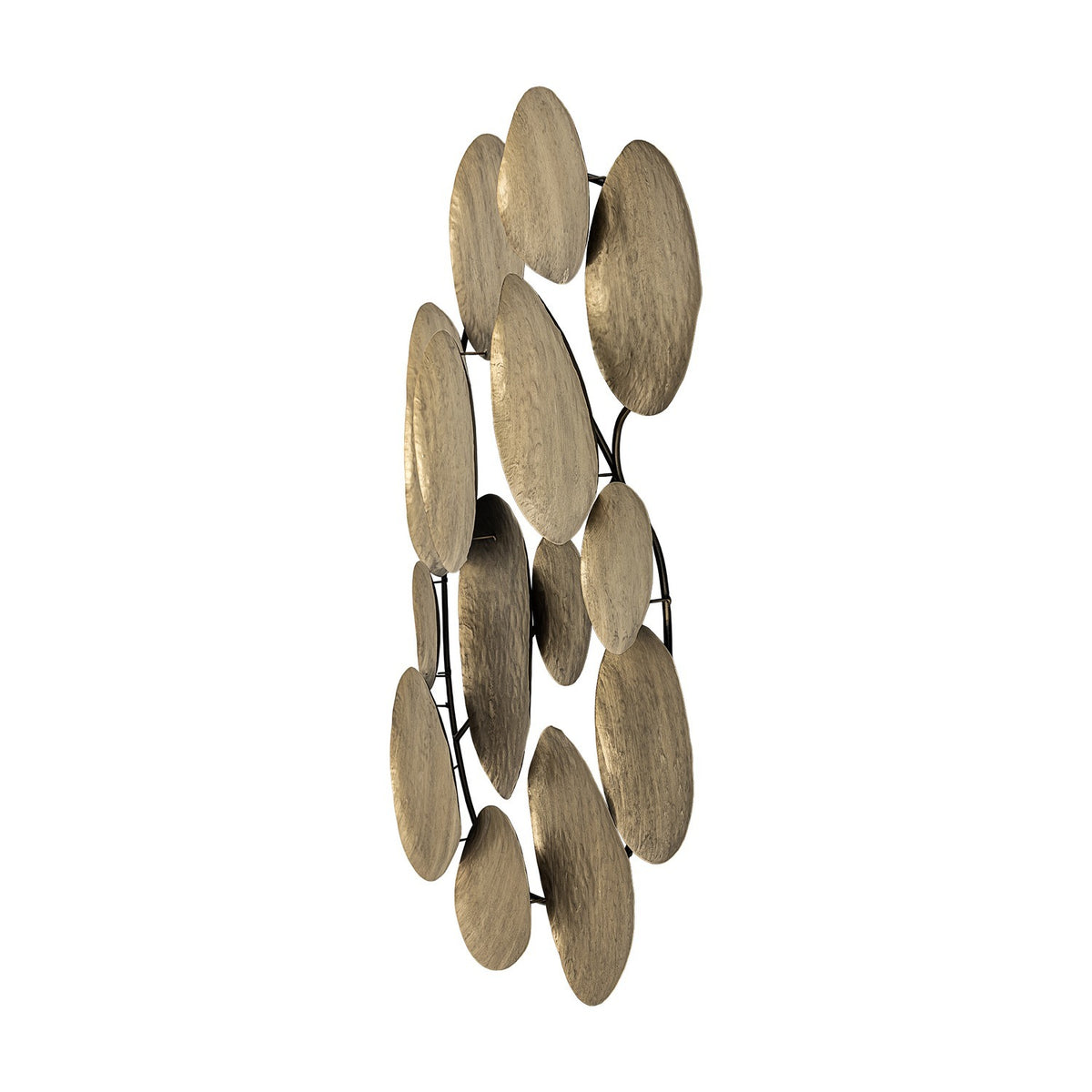 Raynee Pebble Iron Wall Decor - Brass