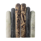 Vani Marble Bookends Set of 2 - Multi
