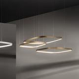 Zero Square 50 Aluminium LED Pendant Light Without Canopy