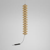 Yuyun S/13S/I Fabric LED Pendant Light - Satin Beige