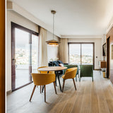 Overlay S50 Cognac Glass Tiered Pendant Light