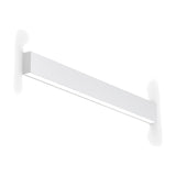 Giano Aluminium Linear LED Wall Light 101.8cm in white, a slim rectangular bar with integrated LED light strip, shown at an angle on a plain white background.