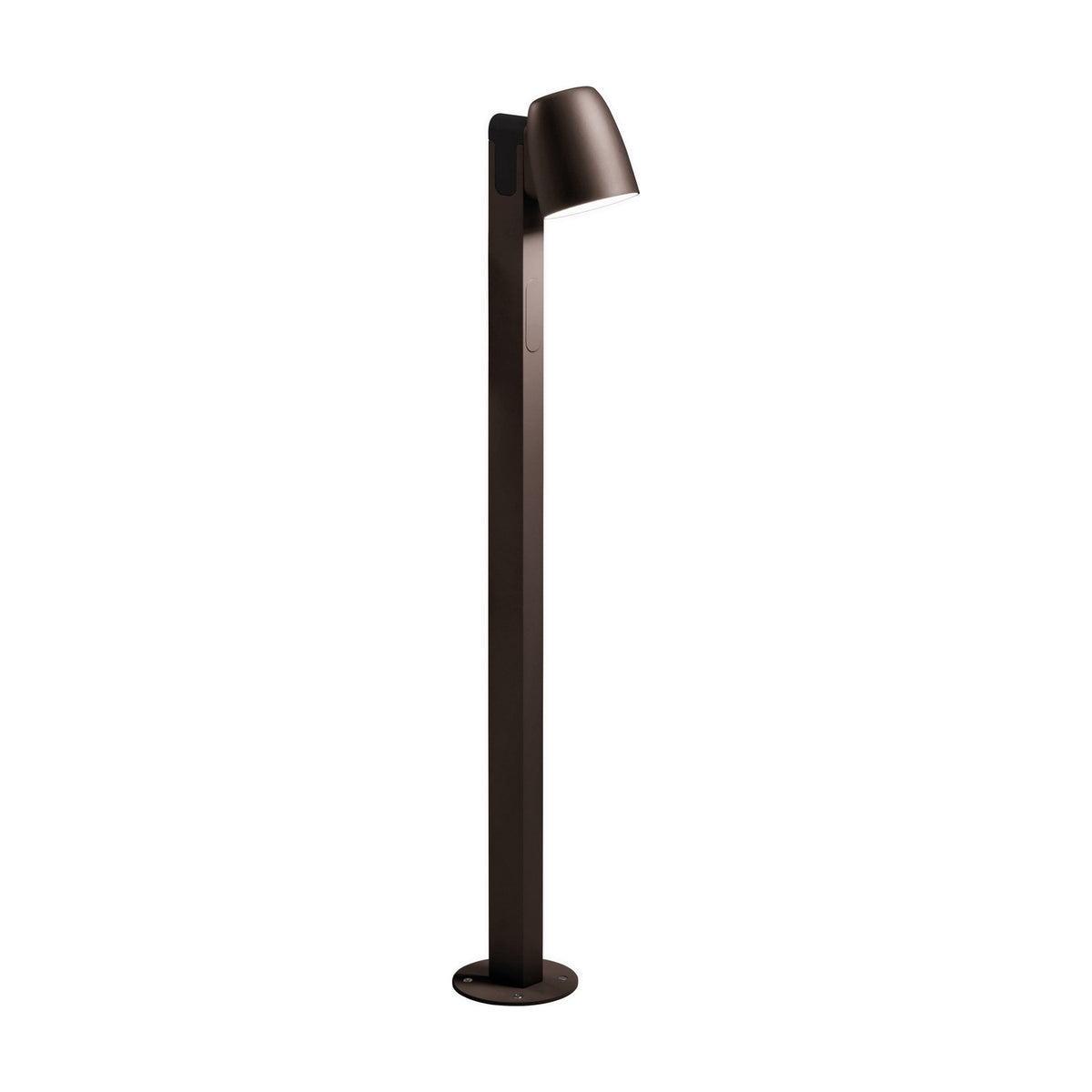 Nut B/90 Bell LED Bollard Light - Textured Graphite Brown
