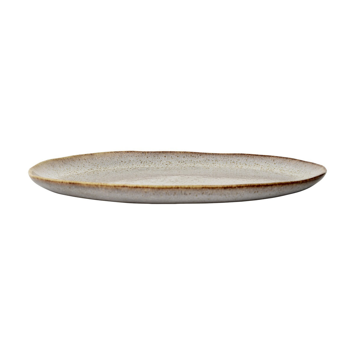 Sandrine Stoneware Dinner Plate - Light Grey
