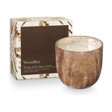Woodfire Crackle Glass Scented Candle