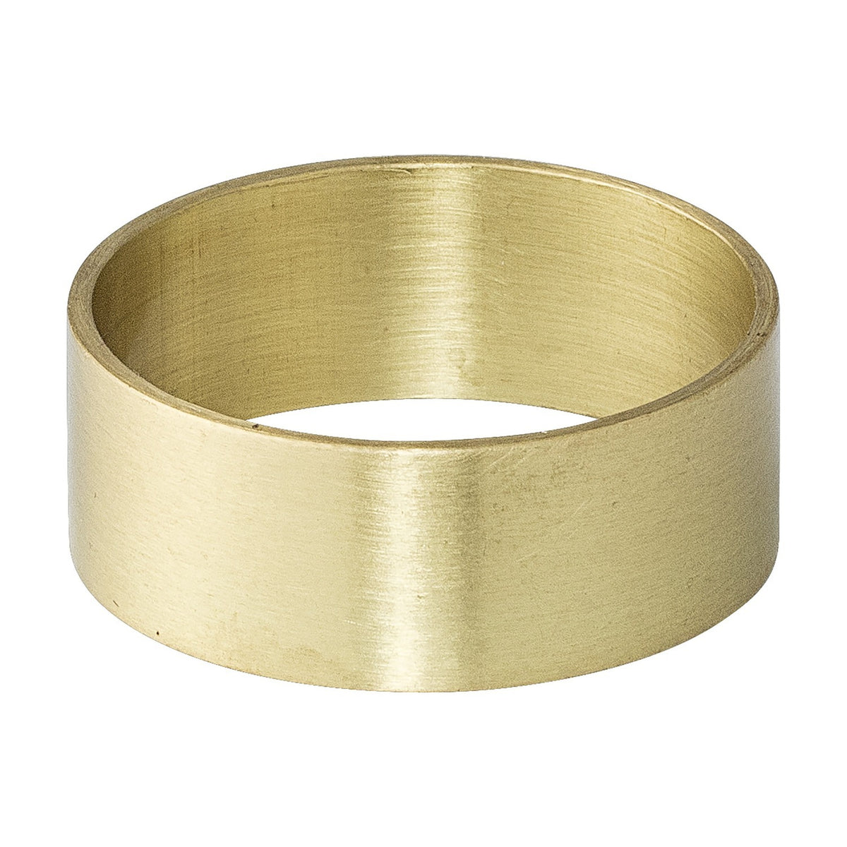 Laurie Round Brass Napkin Rings Pack of 4 - Gold
