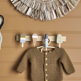 Zyon Ice Cream Wooden Coat Rack - Multi