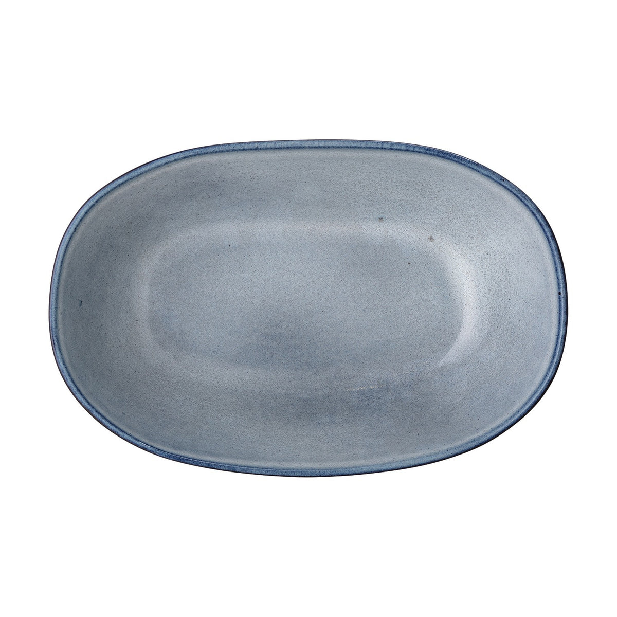 Sandrine Speckled Stoneware Bowl 25.5x16.5cm - Blue