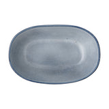 Sandrine Speckled Stoneware Bowl 25.5x16.5cm - Blue