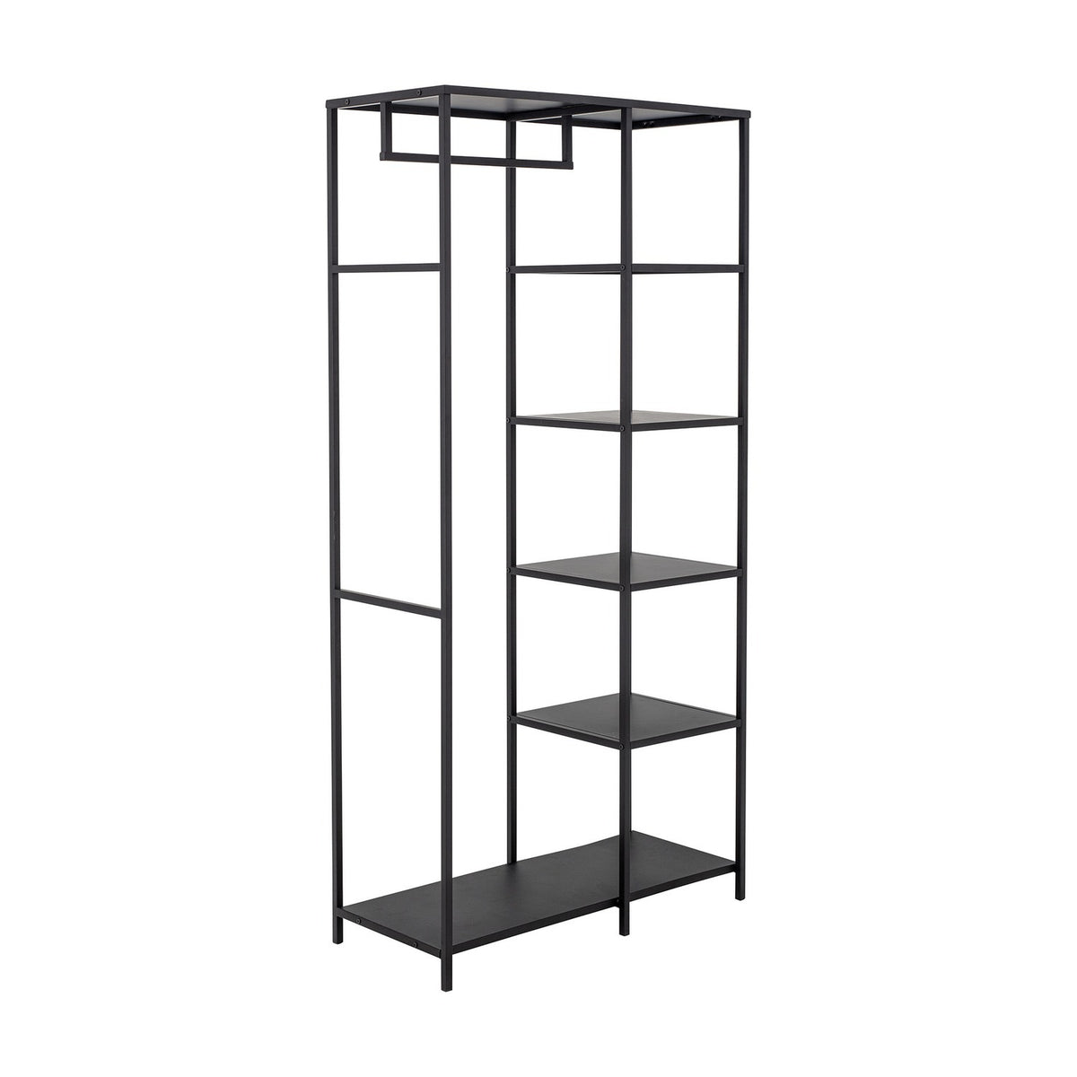 Valde Iron Clothes Rail - Black