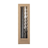 Frost Marbled Candles Pack of 4 - Multi