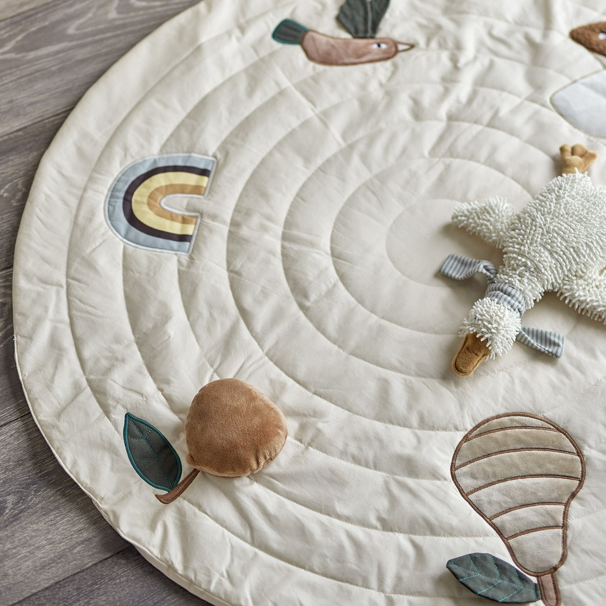 Agnes Cotton Play Mat - Cream