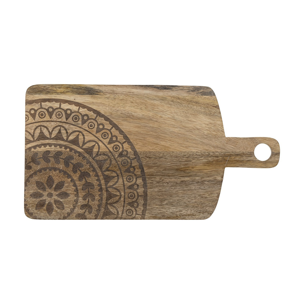Vanilla Embossed Wooden Serving Board - Natural