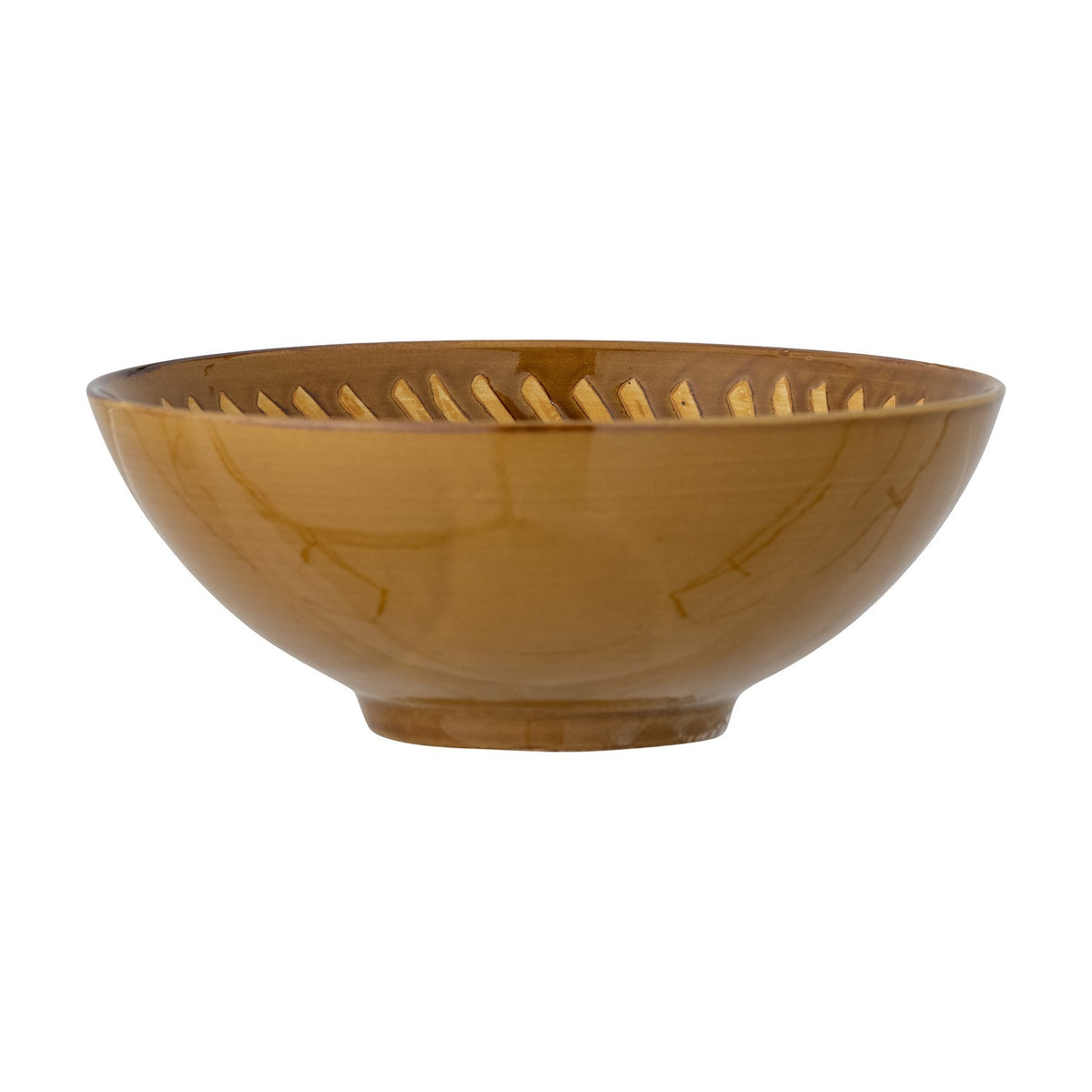 Heikki Stoneware Bowl 19cm - Brown