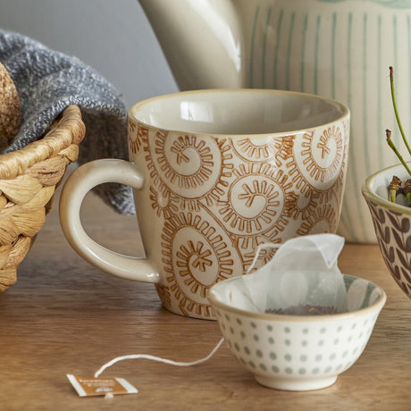 Maple Stoneware Cup 200ml - Orange