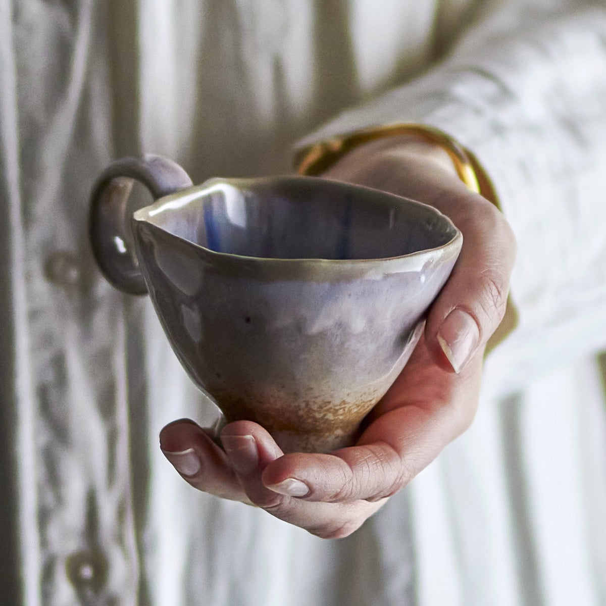Imogen Speckled Stoneware Cup 175ml - Beige