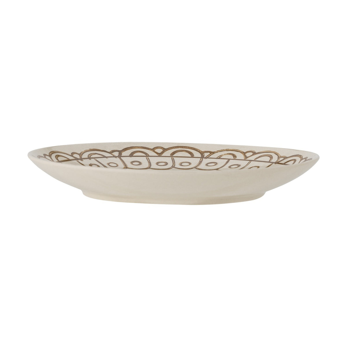Maple Stoneware Side Plate - Brown