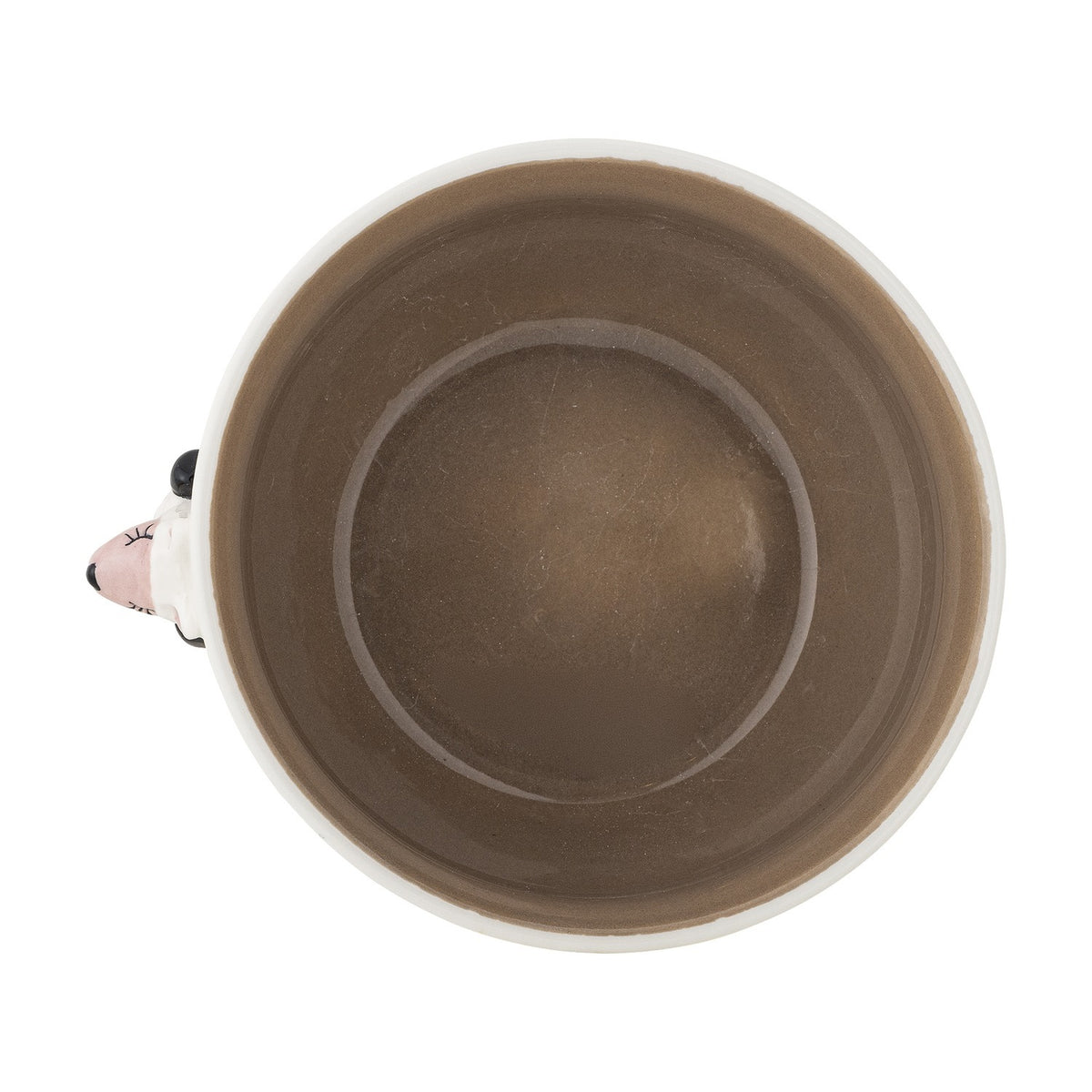 Dolly Dotted Stoneware Bowl 14cm - White