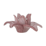 Wren Flower Glass Ornament - Pink