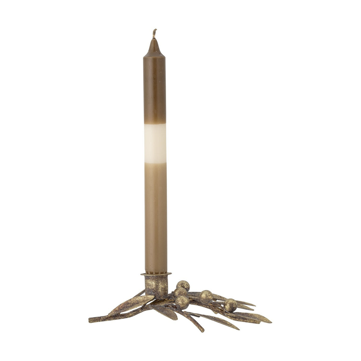 Mirabel Iron Christmas Candle Holder - Gold