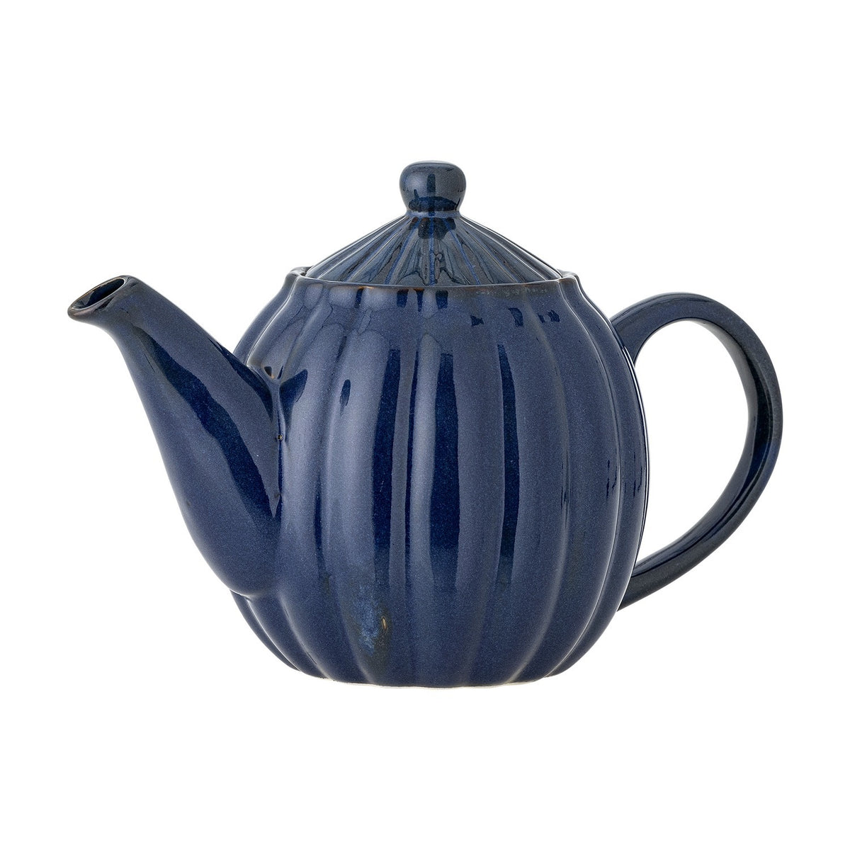 Latina Round Stoneware Teapot 1085ml - Blue