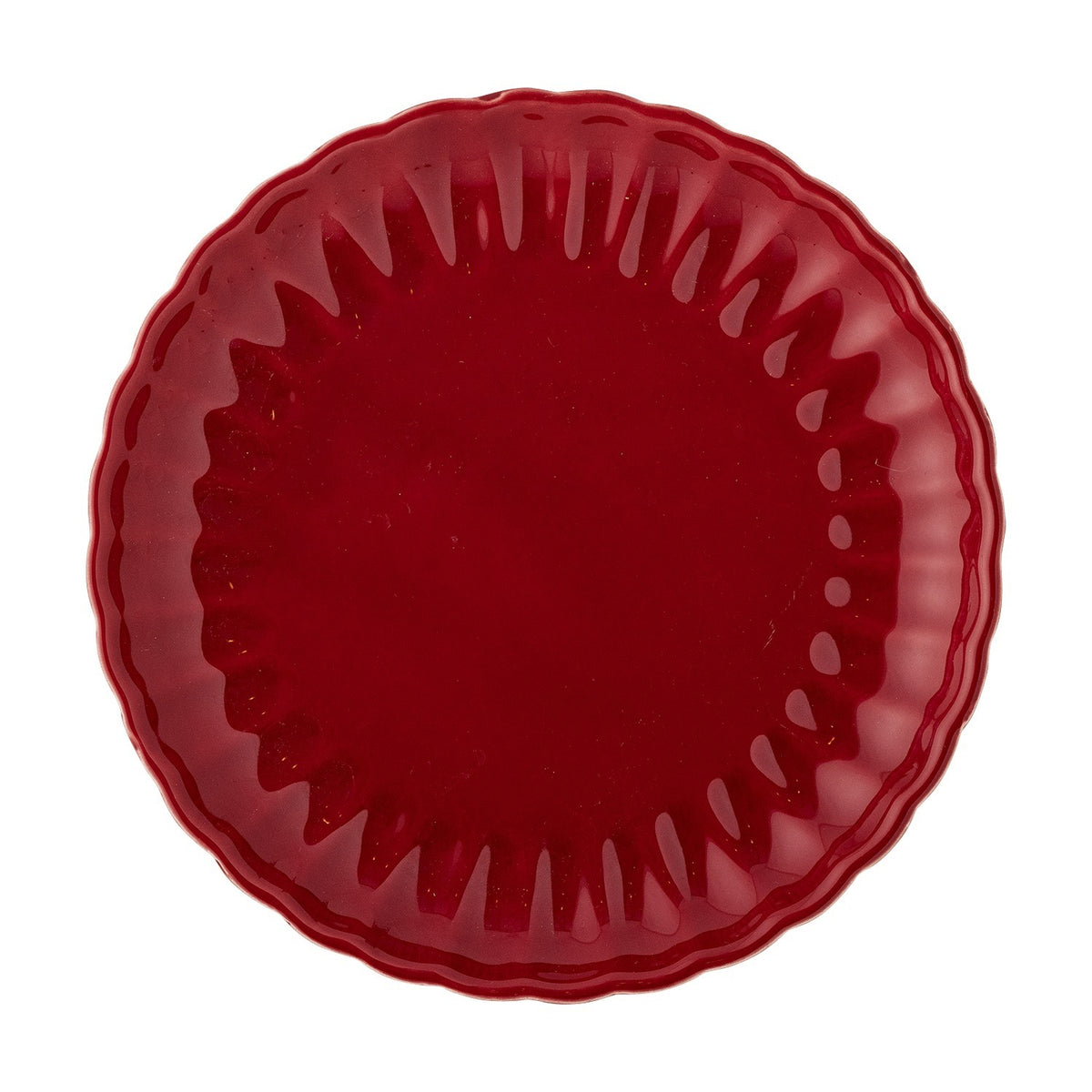 Latina Stoneware Side Plate - Red