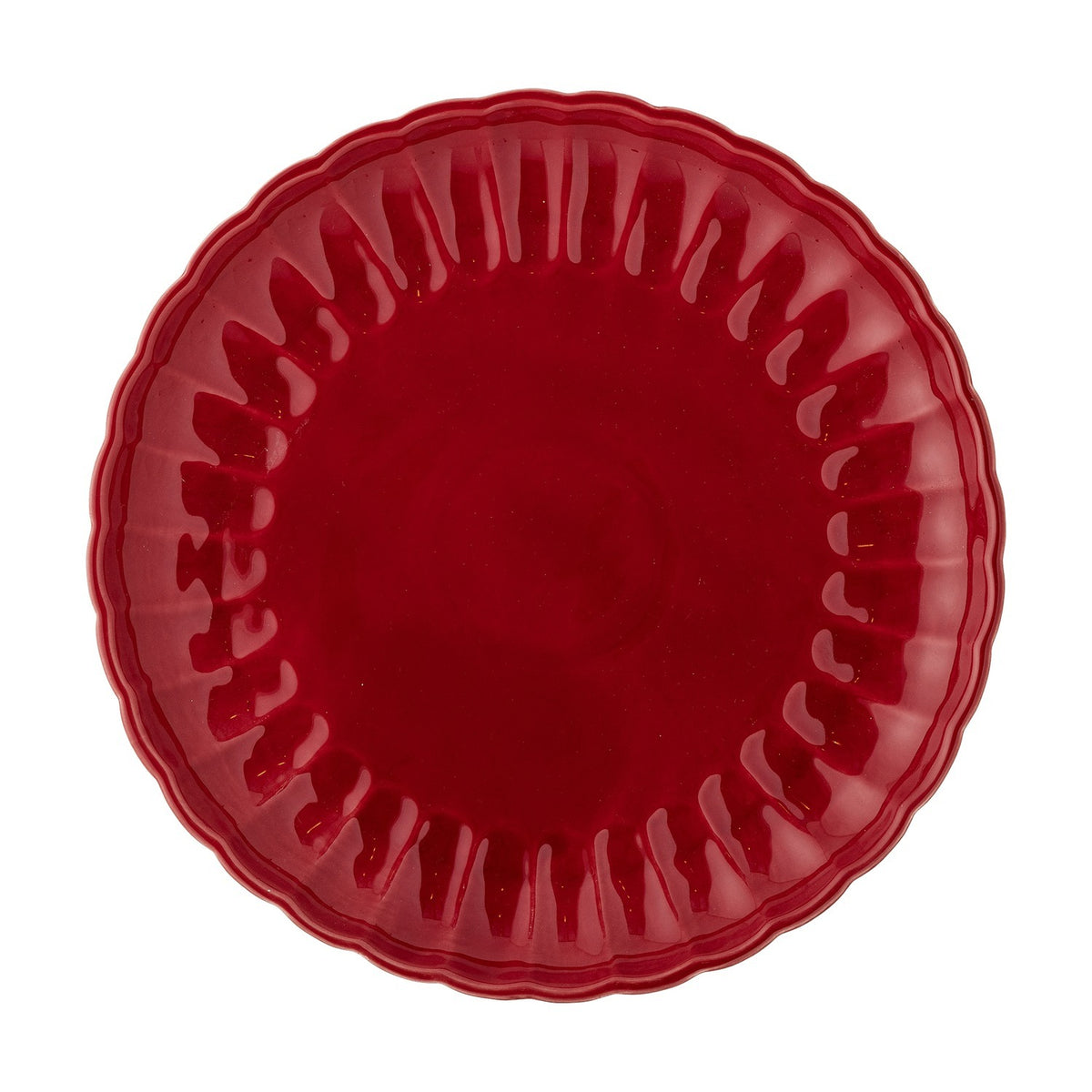 Latina Stoneware Dinner Plate - Red