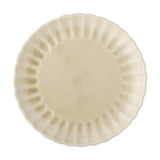 Latina Wavy Stoneware Dinner Plate - Beige