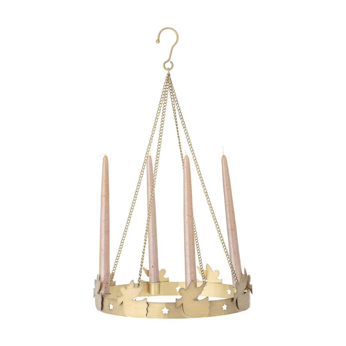 Elmir Star Iron Advent Candle Holder - Gold