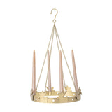 Elmir Star Iron Advent Candle Holder - Gold