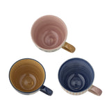 Eviaya Stoneware Cups 290ml Set of 3 - Multi