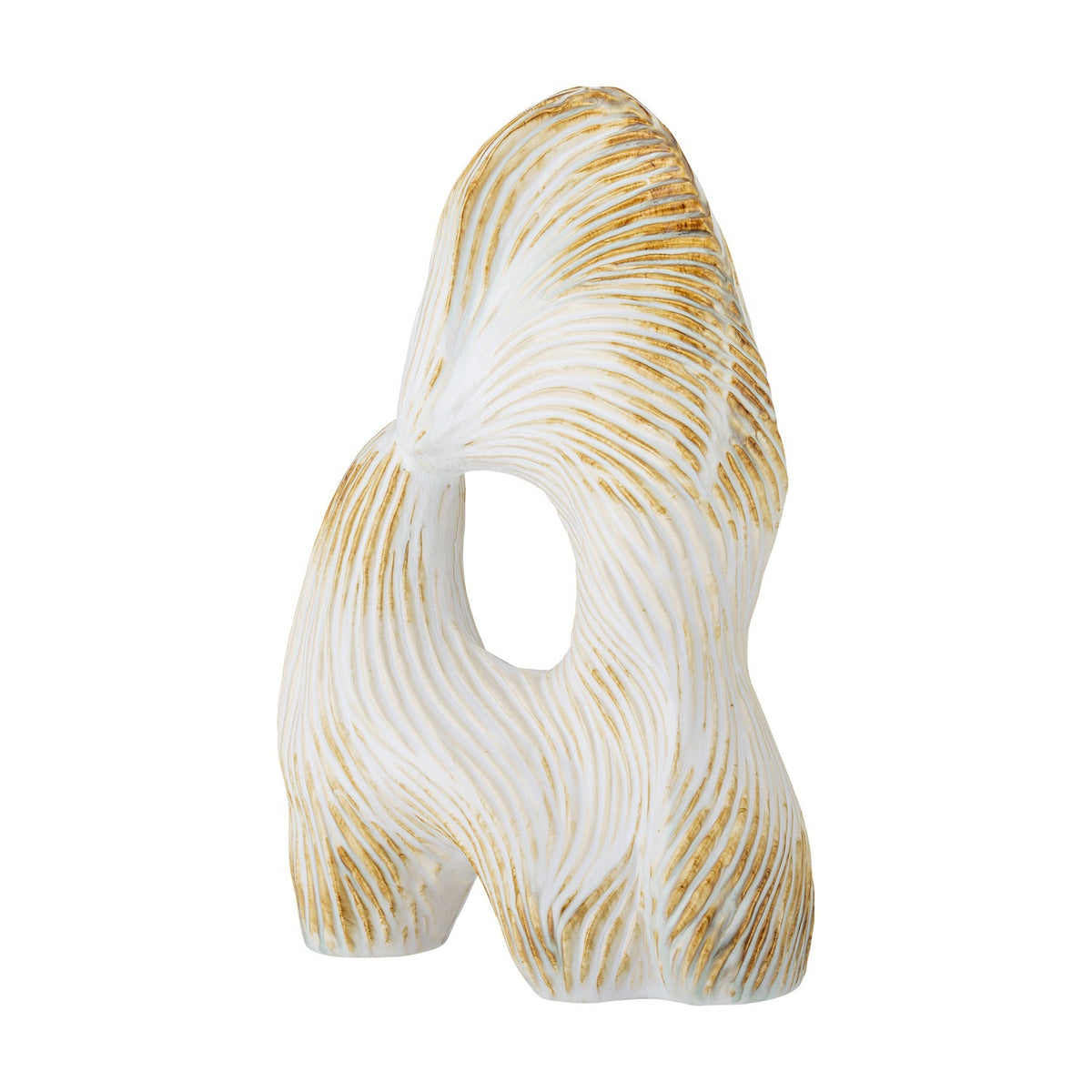 Eviella Stoneware Ornament - White