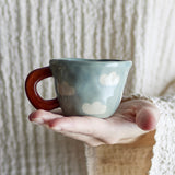 Nini Stoneware Cup 110ml - Blue