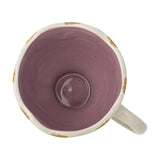 Willa Brown Striped Stoneware Cup 215ml - Multi