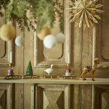 Dasher Resin Christmas Decoration - Multi