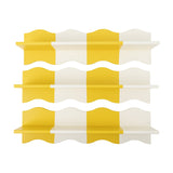 Bubbi Wavy Wall Shelf - Yellow