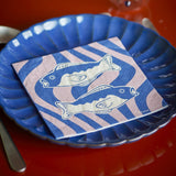 Remy Striped Paper Napkins Pack of 20 - Multi