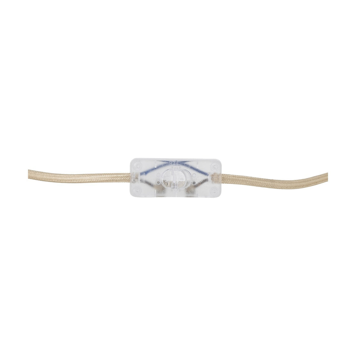 Marci Travertine Table Lamp with Linen Shade - Beige