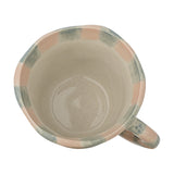 Nini Green Striped Stoneware Cup 110ml - Multi