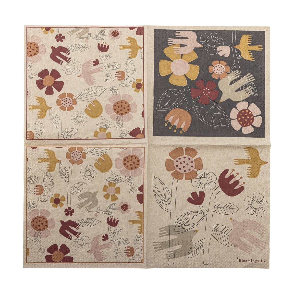 Vivielle Paper Napkins Pack of 20 - Multi