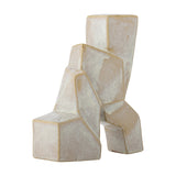 Cokolia Geometric Stoneware Ornament - Cream