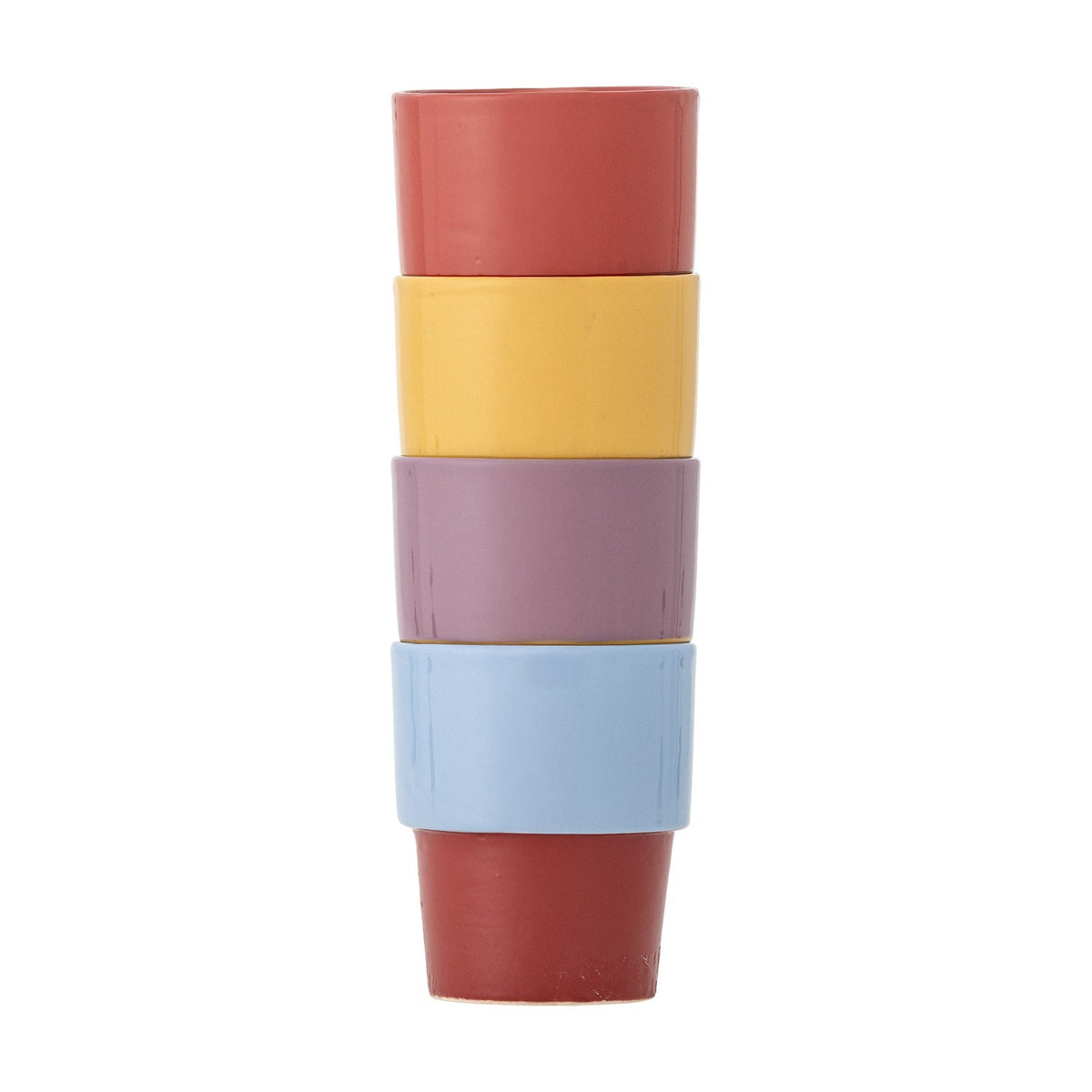 Ewan Stoneware Cups 150ml Set of 4 - Multi