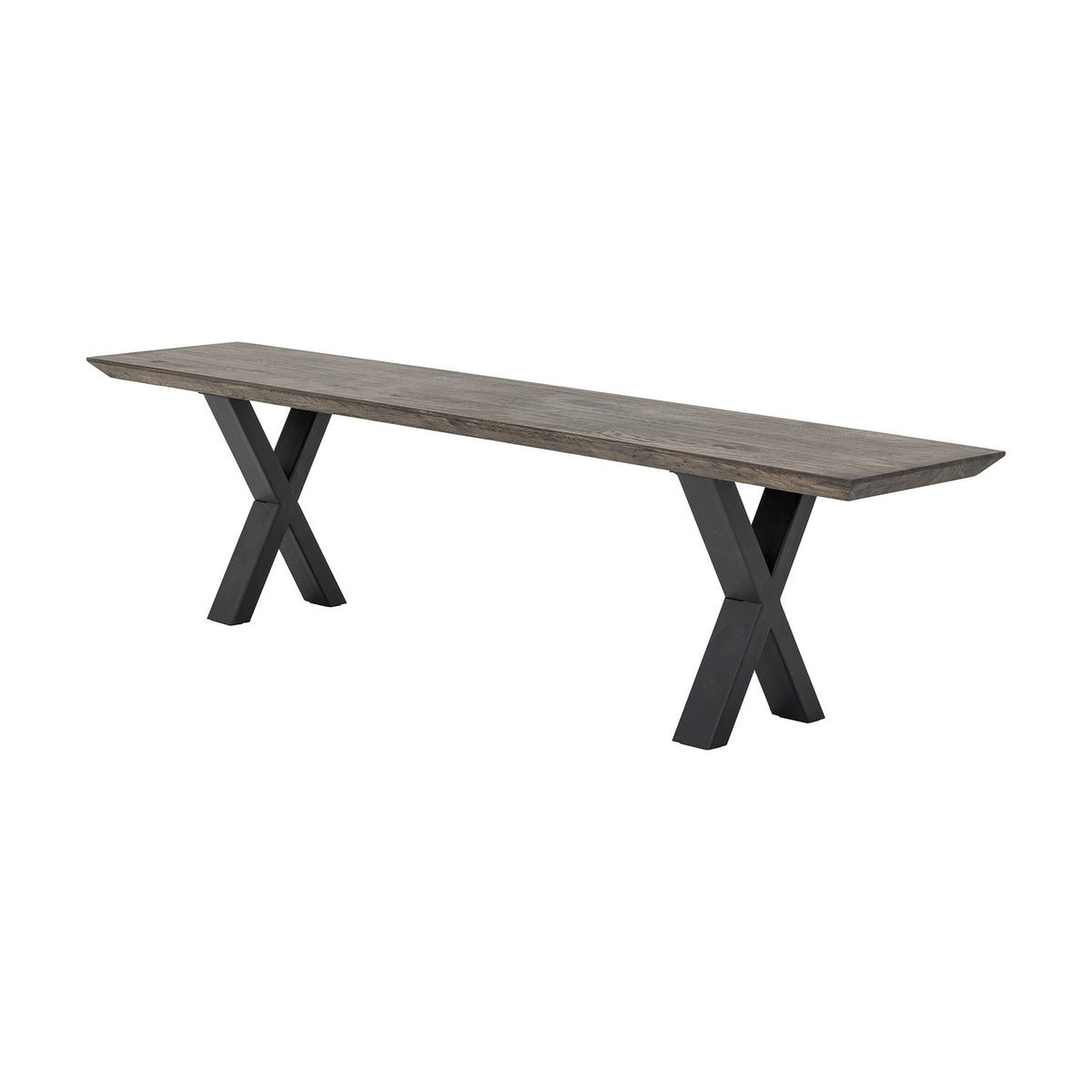 Maldon Wooden Bench - Brown