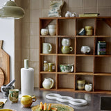 Tilo Wooden Wall Shelf 70x70cm - Brown