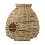 Ottine Round Bamboo Outdoor Lantern - Natural