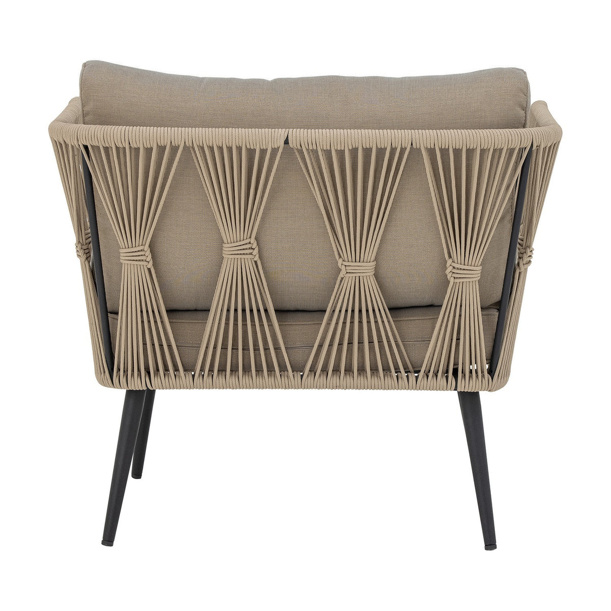 Pavone Fire-resistant Iron Garden Chair - Beige