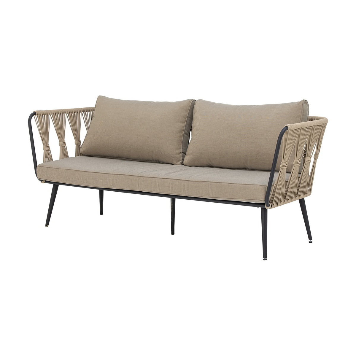 Pavone Fire-resistant Iron Garden Sofa - Beige