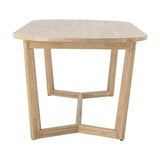 Serrone Wooden Dining Table - Beige